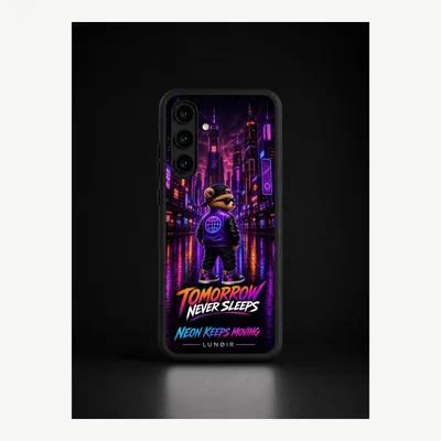 Productafbeelding van Samsung S24 Plus hoesje, telefoonhoesje, beschermhoesje, case met nachtlevenmotief – LUNØIR ©