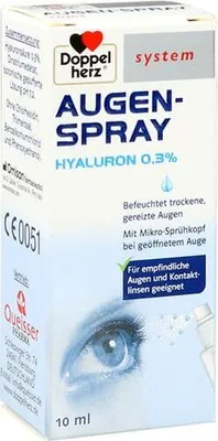 Obrázok produktu pre DOPPELHERZ Očný sprej Hyaluron 0,3% systém