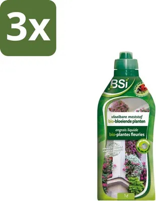 Immagine prodotto di Fertilizzantiorganici per fiori - 1 litro - 3 confezioni - sfuso - farina vegetale