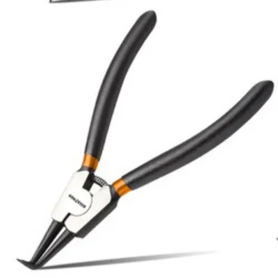 Produktbild von Sprengringzange Gebogen (Außen) Sprengringzangen Sicherungsringzange Montagezange Seeringzange CRV Stahl Werkstatt Zange Profi Werkzeug ergonomisch