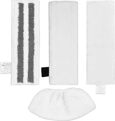 Produktbild von 4-teiliges Zubehörset für Kärcher Dampfreiniger SC2, SC3, SC4 und SC5 mit Kärcher Dampfmopp-Pad Easy Fix