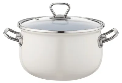 Produktbild von BLISS Emaillierter Topf 20 cm 3,8 l Z/P Creme