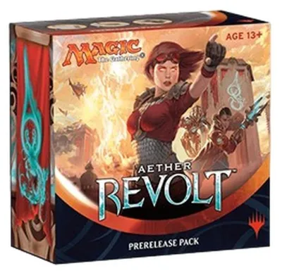 Imagen del producto de Magic: The Gathering, "Aether Revolt": Paquete de preventa