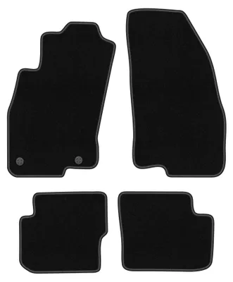 Immagine prodotto di Tappetini in moquette per Fiat Punto EVO 1998-2012 (hatchback) – set 4 pezzi, neri, su misura – Wielganizator BASIC