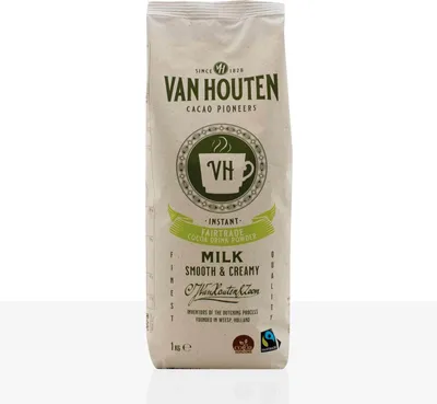 Produktbild von Van Houten VH Milk Fairtrade Dream Choco Drink Kakao 10 x 1kg, Kakaopulver 12%