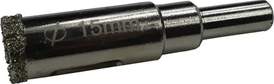 Produktbild von Fliesenbohrer Ø 15mm Glasbohrer Diamantbohrer Steinbohrer Kernbohrer Bohrkrone Hohlbohrer Diamantbohrkrone Marmorbohrer  Bohrer BOHRFUX