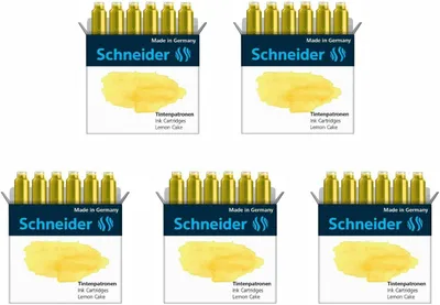 Produktbild von Schneider Standard-Tintenpatronen 5er-Set lemon cake