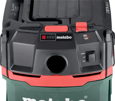 Obrázok produktu pre Metabo AS 36-18 L 20 PC, Suché a mokré, Čierna, Zelená, Červená, Flis, L, Tlačidlá, 20 L