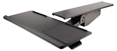 Tastaturablage unter Schreibtisch, 25x65 cm, verstellbar
