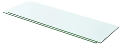 Produktbild von vidaXL Regalböden 2 Stk. Glas Transparent 60x15 cm