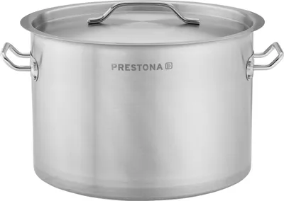 Produktbild von TECHNICA Mittlerer Topf 24L | 36 cm | Edelstahldeckel | Edelstahl Induktion Kochtopf