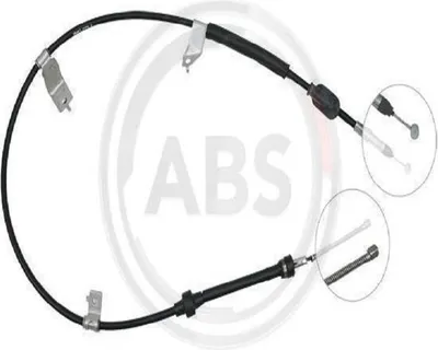 Produktbild von A.B.S. Handbremsseil Seilzug Feststellbremse für HONDA CIVIC VI Hatchback (EJ, EK) Hinten Links K13847