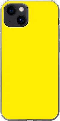 Produktbild von MuchoWow® Handyhülle Schutzhülle Hülle für Telefoonhoesje iPhone 13 mini Gelb - Zitrone - Neon - Farben Silikon Softcase Handy Hülle - Softcase