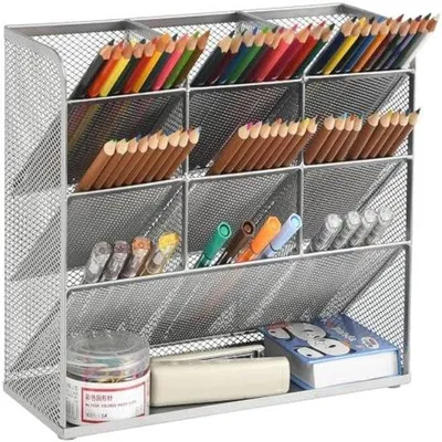 Produktbild von Metall Büroorganizer Regal für Schreibtisch