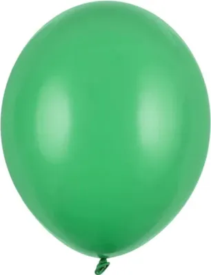 Image de 100 pcs. Ballon Ø30cm "Unicolore" | Vert foncé