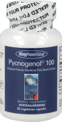 Produktbild von Allergy Research Group Pycnogenol 100- 30 veg. Kapseln