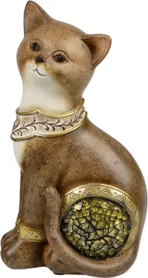 Produktbild von Katze Katzen Deko Tier Garten Figur Skulptur Katzenfigur Dekofigur Kater Statue