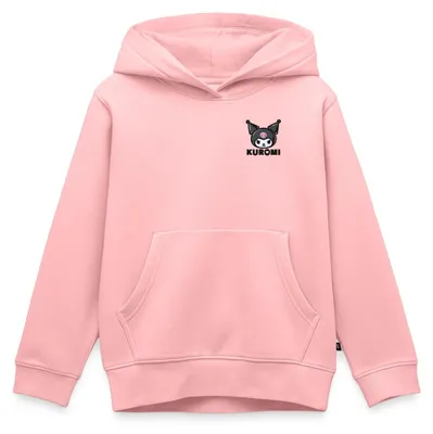 Produktbild von Spreadshirt Kuromi Stick Portrait Kinder Premium Hoodie, 98/104 (2 Jahre), Rosa