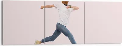 Produktbild von Bild auf Leinwand - Leinwandbild - 3 Teile - Anthropomorphisierung Mensch Ente - 150x50cm - Wand Bild - Wanddeko - Wandbilder - Leinwanddruck - Bilder - Wanddekoration - Leinwand bilder CA150x50-4597