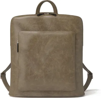 Produktbild von Eleganter Damen Veganer Kunstleder Rucksack 30605 Taupe