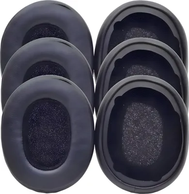 Produktbild von 3x Ohrpolster (Set von 2) geeignet für Skullcandy Crusher Wireless / Hesh 3 Kopfhörer Polster - Ersatz-Ohrpolster für Overear-Kopfhörer