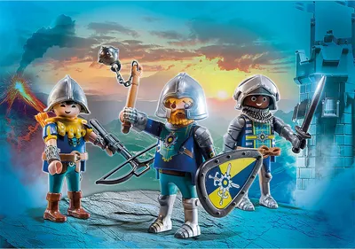 Image de PLAYMOBIL 3 Chevaliers Novelmore