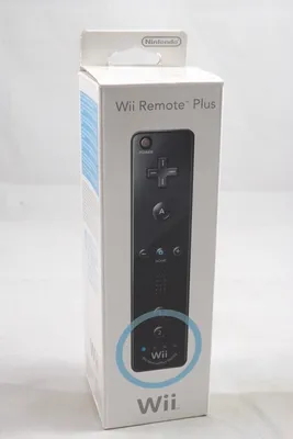 Produktbild von Originální ovladač Nintendo Wii Remote / Remote Motion Plus Inside - černý v
