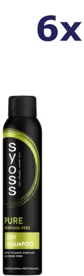 Produktbild von 6x Syoss Pure Fresh Trockenshampoo 200 ml