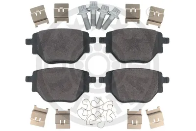 Produktbild von OPTIMAL Bremsbeläge Satz Hinten Bremsklötze für OPEL Corsa F BP-12834