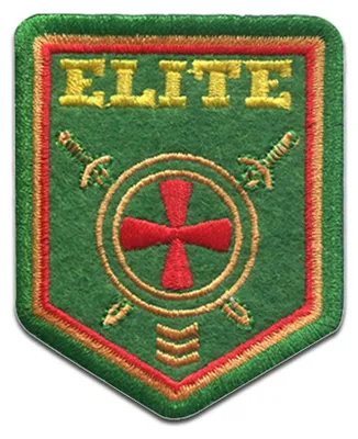 Produktbild von Elite Troopers - Aufnäher, Bügelbild, Aufbügler, Applikationen, Patches, Flicken, Zum Aufbügeln, Größe: 4,9 x 6,3 cm