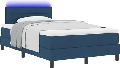 Immagine prodotto di Letto a molle con materasso con led Blu 120 x 190 cm Tessuto