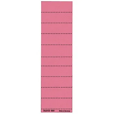 Immagine prodotto di Leitz 1901-00-25 1901 Blanko-Schildchen - Karton, 100 Stück, rot