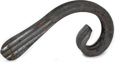 Produktbild von UHRIG Schmiedeeisen Schnörkel, Bogen geschmiedet für z.B. Zaun, Geländer uvm. 135x65mm aus 12x12mm Stahl