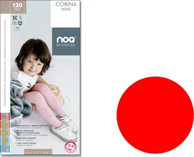 Produktbild von Mikrofaserstrumpfhose für Kleinkinder 120 den Rosso 104-110