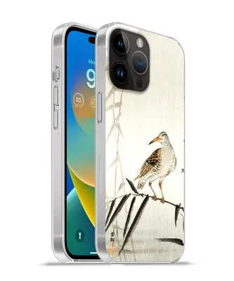 Produktbild von MuchoWow® Handyhülle Schutzhülle Hülle für Apple iPhone 14 Pro - Softcase Vogel - Tiere - Zweig - Vintage Silikon Softcase Handy Hülle - Umschlag