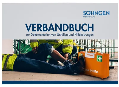 Produktbild von Verbandbuch DIN A5 Dok. v. Betriebsunfällen Aufbewahrungspflicht 5 Jahre SÖHNGEN