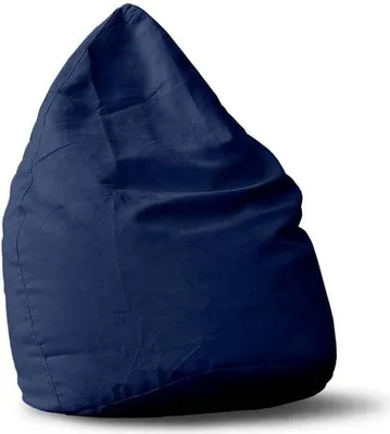 Produktbild von Lumaland Luxury XL Sitzsack stylischer Beanbag - 120L Füllung - Dunkelblau