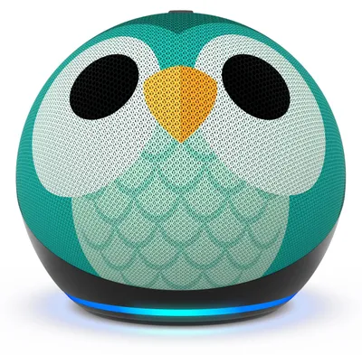 Obrázok produktu pre Amazon Echo Dot Kids (5.Gen), Amazon Alexa, Guľovitý, Viacfarebný, Nemčina, Angličtina, Španielčina, Francúzština, Taliančina, Android, Fire OS, 4,4 cm