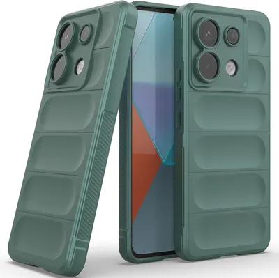 Produktbild von Handyhülle für Xiaomi Redmi Note 13 Pro 5G Weich TPU Silikon Stossfest Anti-rutsch Hülle Grün