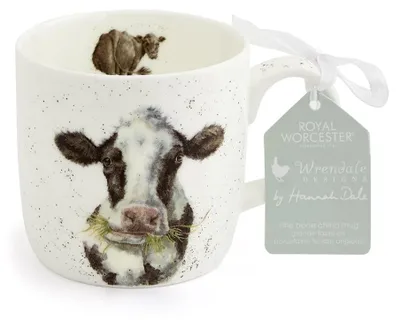 Kaffeetasse 'Mooo' mit Kuh-Motiv, Porzellan, 0,3 l