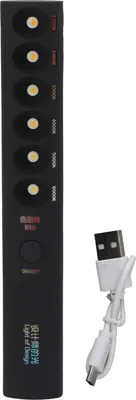 Zdjęcie produktu dla Przenośna lampa kolorowa Professional Rechargeable 2700K‑6000K 6 trybów Fotograficzna lampa ręczna