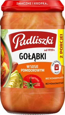 Zdjęcie produktu dla Pudliszki Gołąbki w sosie pomidorowym 590g