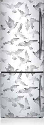 Produktbild von Magnetfolie Magnete Küche Kühlschrank Dekoration 60x205 cm - Vögel.