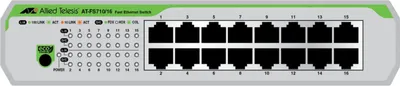 Obrázek produktu pro Allied Telesis AT-FS710/16-50, Nespravované, Fast Ethernet (10/100), Instalace do racku, 1U