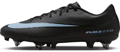 Productafbeelding van NIKE ZOOM VAPOR 16 ACAD SG-PRO AC voetbalschoenen, zwart/ijsblauw, maat 7