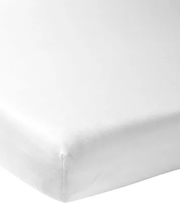 Obrázok produktu pre Bavlňové plachty na prikrývku – detská postieľka – biela – 70x140-150 cm