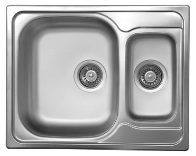 Immagine prodotto di Lavello Novaservis 49x62 1+1/2 con gocciolatoio e troppopieno in acciaio inox