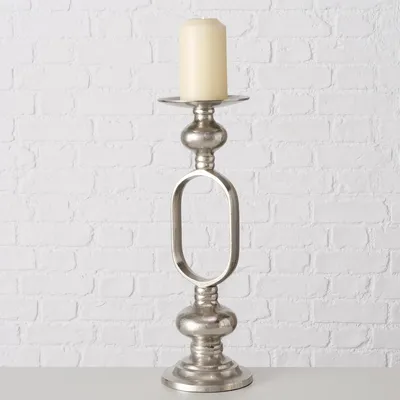 Produktbild von Boltze Gruppe Plokky Kerzenleuchter silber 55cm