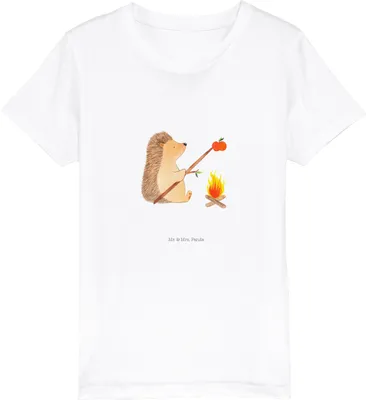 Produktbild von Mr. & Mrs. Panda Kleinkinder T-Shirt Igel Grillen 7-8 Jahre (122/128) - Weiß - Geschenk, Kinder, Motivation, Ziele, Kindershirt, Lustige Sprüche, Sinn Des Lebens, Spruch