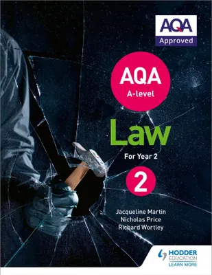 Produktbild von AQA A-level Law for Year 2